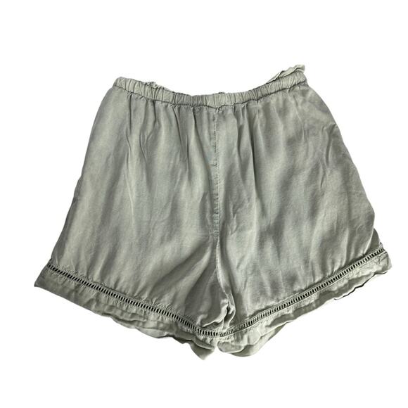 Cloth and Stone Anthropologie Green‎ Tencel Soft Shorts Womens Size XS - Picture 2 of 10